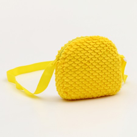 Children's bag "Bunny with a bow", 20 cm, yellow color-1