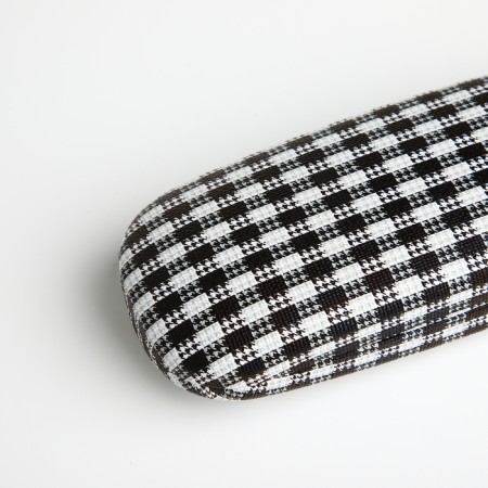 Case for glasses on a cracker, length 16 cm, black color-1