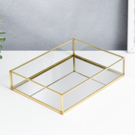 Standing interior glass with a “rectangular” mirror 4.5x15x20 cm-1