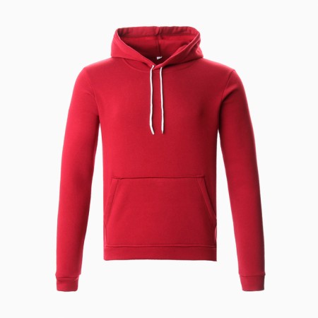 Male sweatshirt was laid down, burgundy color, size 58