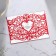 Wedding invitation “To our wedding” (red color), 18.4 x 13 cm