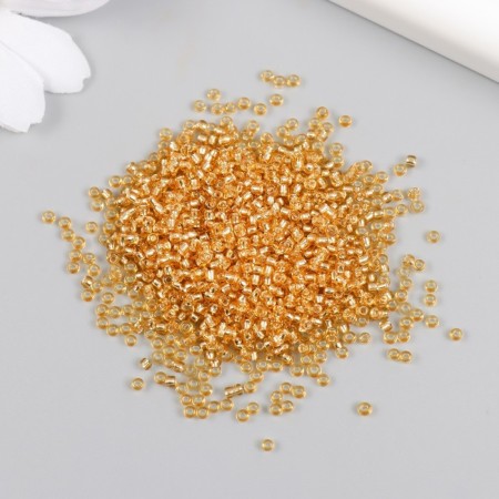 Round beads 12/0 "caramel" 20 g-1