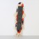 Plywood clawberry with the application of "fish", 50 x 15 cm