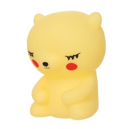 Night "Bear" LED from 3XLR44 batteries yellow 7x7x11.5 cm Risalux-7