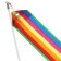 Ribbon for rhythmic gymnastics with a stick Grace dance, 2 m, color Rainbow