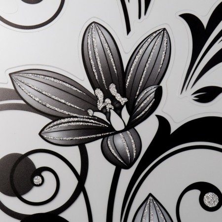 Decorative stickers Room Decor "Flower Fantasy" 29x41 cm-3