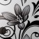 Decorative stickers Room Decor "Flower Fantasy" 29x41 cm