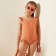 Swimsuit Squeege children's minku, pink color, height 116-122 cm