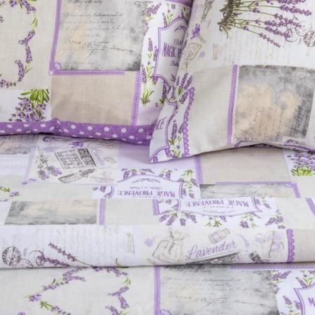 Ethel Lavender bedding 200 × 217 cm, 240*220 cm, 70 × 70 cm - 2 pcs., 100% HL, calico 125 g/m²-3
