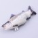A toy for cats with mint "salmon" from textiles, 20 cm