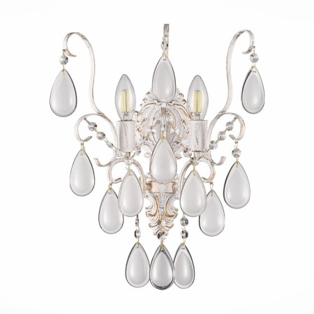 Wall lamp EVOLUCE. Sle160301-02. Magonza. 2x60 watts, E14, 25.5x43 cm, golden color-5