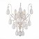 Wall lamp EVOLUCE. Sle160301-02. Magonza. 2x60 watts, E14, 25.5x43 cm, golden color