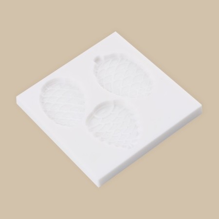 Silicone Mold for creativity "New Year's cones", 8 x 8 cm-2