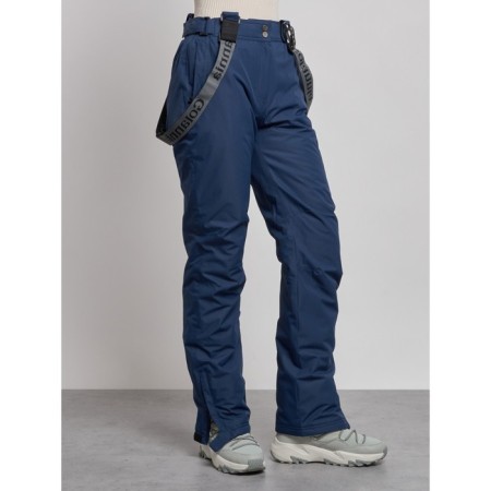 Semi-combinezone ski insulated female winter, size 50, dark blue color-6