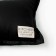 Ethel pillow, 45x45+1 cm, black, 100% cotton