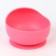 Baby plate, on the suction cup 300 ml., I crush me, 12x8x5, pink