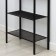 Toronto 23 rack, 67 × 30 × 81.5 cm, black color