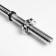 The bar for the rod is straight, metal, chrome, d = 28 mm, 120 cm