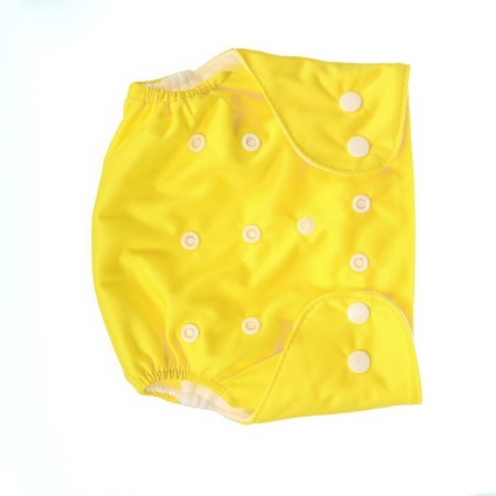 Reusable diaper, 3-15 kg, yellow color, crush me-2