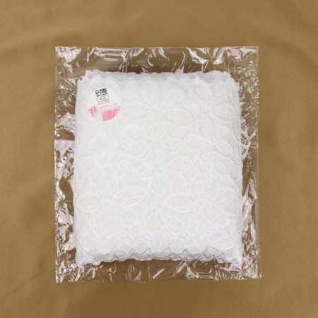 Lace elastic fabric, 170 mm × 23 ± 1 m, white color-3
