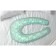 Multifunctional pillow Comfy Baby, size 60x85 cm, turquoise color