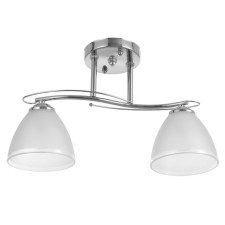 Chandelier 1084/2SL 40W E27 silver 42x15x23 cm Bayerlux
