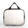 Cosmetic bag with lightning, with handles, black color