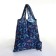 Household bag without fastening, folding, blue color