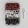 A set for a hardware pedicure, base, caps 75 pcs, abrasiveness 80/120/180, in a case