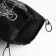 Bag for shoes on the lace, black color