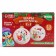 Christmas balls for coloring for the New Year “Snake with a gift”, D = 5.5 cm, New Year's set for creativity