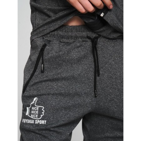 Sports suit for a boy, height 170 cm, gray color-7