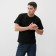 Male T-shirt, black color/Dragon, rr 52