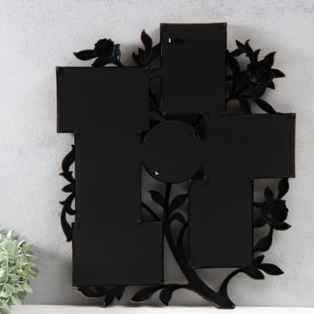 Multi -frame in 7 photos (10x15/6 pcs, 10x10/1 pcs) plastic, col. gold-2