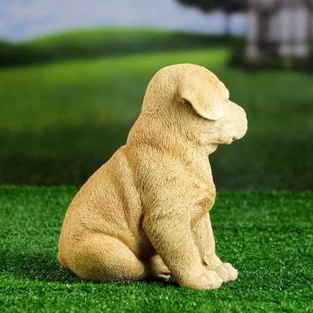 Garden figure "Labrador puppy" 17x12x20cm-1