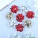 Bant star No. 7.5, packing 8 pcs., With sparkles, mix