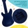 Musical guitar, sound, light