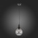 STL LUCE Sus. SL374.413.01. Bacineto. 1x40 W, E27, 20x20x28 cm, black color
