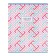 Notebook of 48 sheets in a cage, "patterns", cover covering cardboard, mix
