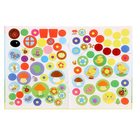 Developing stickers for kids "house"-5