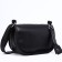 Bag Cross-Bodi with a zipper, black color