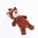 Soft toy for dogs "deer" with a squeak, 31 x 17 cm