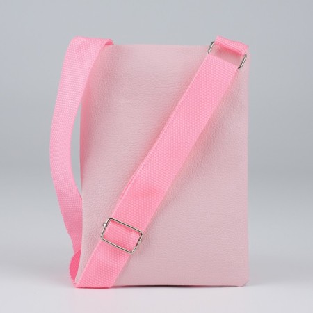 Gift set for the girl "White Cat", bag, hair clips, pink color-4