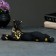 Figure "Cat Bagira Lying" Black Black 7x27x10cm