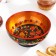Salad bowl, medium, 14 × 7.5 cm, Khokhloma