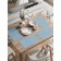 Set of napkins for setting the table "Field chamomile", rectangular, rounded edges, size 30x46 cm, 4 pcs