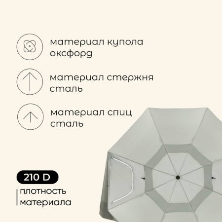 Maclay umbrella transformer UV 240 cm protection, h = 220 cm-1