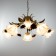 Rosetta chandelier 6he27 40w beige 75x75x30-90cm Bayerlux