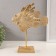 Souvenir Polystone "Radiant Fish" gold with a patina 25x11x33 cm
