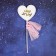 Topper "Happy Birthday", heart with ribbons, color mix